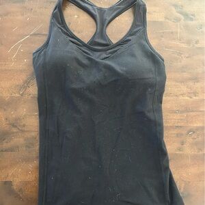 Lululemon Black Racerback Women's Top